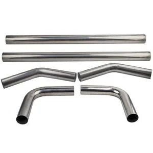 O'Reilly – 3inch 76mm T-304 Stainless Steel Exhaust Straight & 45 90 Degree Pipe Bundle