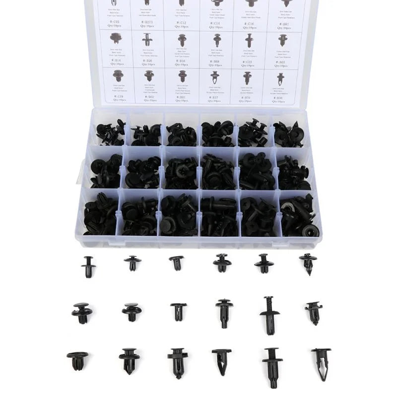 O'Reilly – Car Push Pin Rivet Trim Clip Panel Retainer Bundle for Ford -180 Pcs