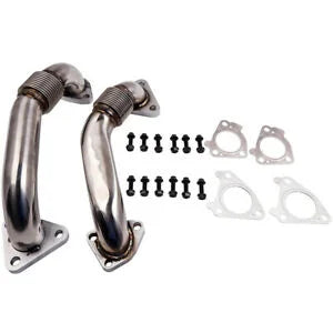 O'Reilly – 2x Up Pipe Up-pipe for GMC for GMC for Chevy 2500 3500 6.6L Duramax LLY 2001-16