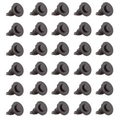 O'Reilly – Nylon Black fender bumper fastener Auto clips(10157900)- 30Piece