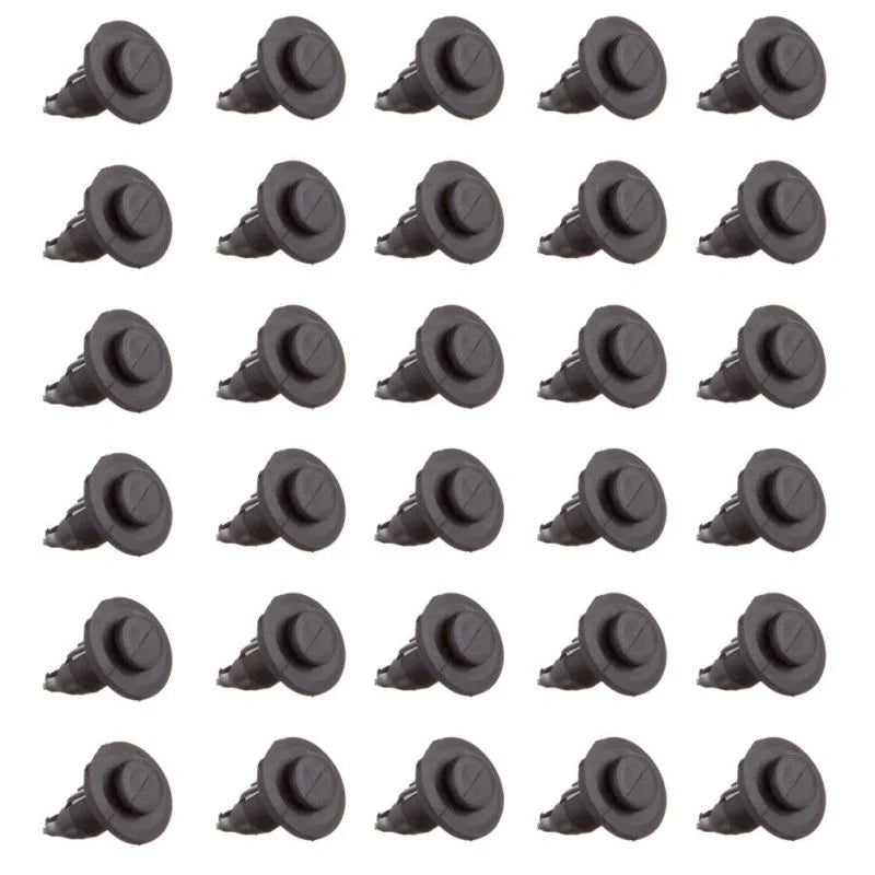 O'Reilly – Nylon Black fender bumper fastener Auto clips(10157900)- 30Piece
