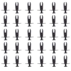 O'Reilly – Nylon Black fender bumper fastener Auto clips(51118174185)- 30Piece