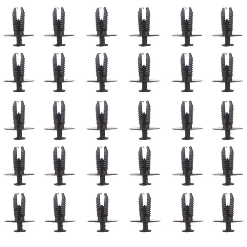 O'Reilly – Nylon Black fender bumper fastener Auto clips(51118174185)- 30Piece