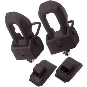 O'Reilly – Pair Black Hood Lock Catch Bracket Latches Buckle for Jeep Wrangler JK 2007-2017
