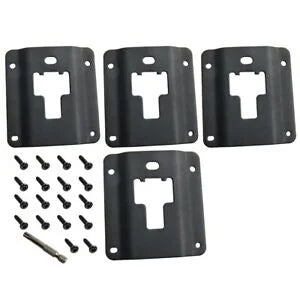 O'Reilly – Black Bed Cleats Tie Down Interface Plates for Ford F150 FL3Z-9928408-A,B