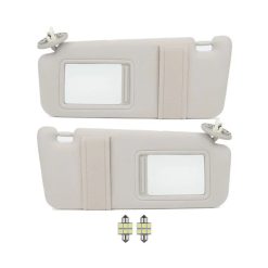 O'Reilly Auto Parts – Sun Visor Gray Left & Right sides with Sunroof for Toyota (74320-0T022-B1,74310-0T022-B1)- 2 PCS