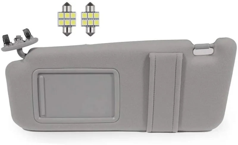O'Reilly Auto Parts – Sun Visor Gray Driver Side without Sunroof for Toyota (7432006780B0)- 1 PC