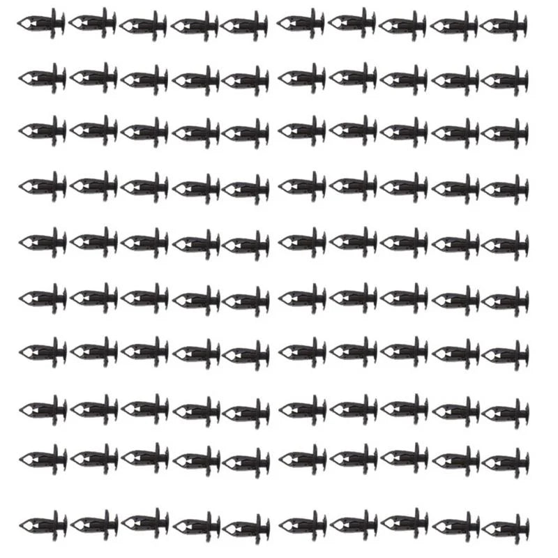 O'Reilly – Nylon Black fender bumper fastener Auto clips(21030249)- 100Piece