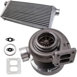O'Reilly Auto Parts – GT45 600+HP Turbo Charger + 24"x12"x3" Tube & Fin Intercooler 3" Inlet/Outlet