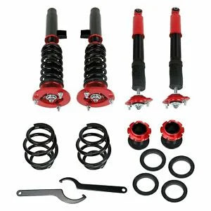 O'Reilly – Coilovers Suspension Struts Bundle for 98-05 BMW E46 320i 323i 325i 328Ci 330i Red