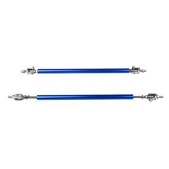 O'Reilly – Blue Adjustable Forward Bumper Lip Splitter Strut Rod Tie Bars(E10494001CP) for Mustang – 2 Piece