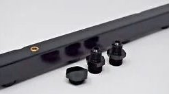 O'Reilly – K Series Black Center Feed Fuel Rail Honda/Acura K20 K24 KSwap Civic Rsx Integra