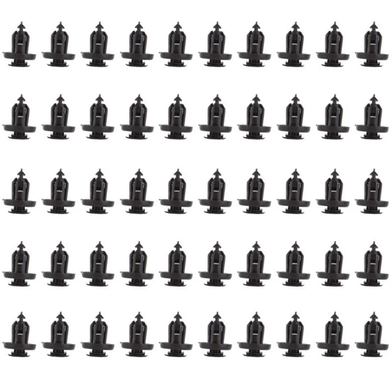 O'Reilly – Nylon Black fender bumper fastener Auto clips(91505-S9A-003)- 50Piece