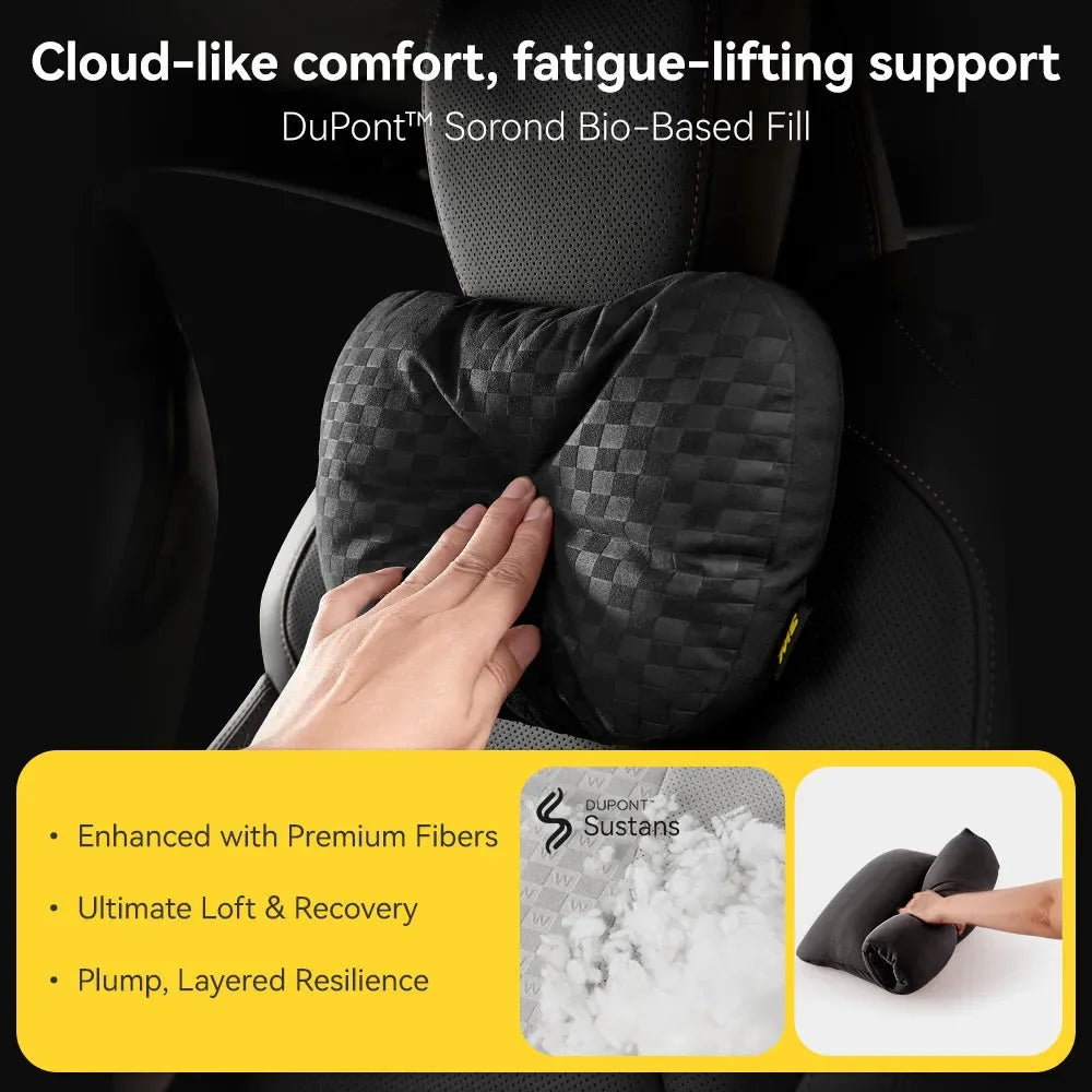 O'Reilly – Car Neck Pillow & Lumbar Pillow Bundle with Adjustable Strap Washable Car Add-ons - Image 8