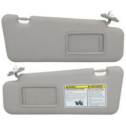 O'Reilly Auto Parts – Sun Visor Gray Left & Right sides with Sunroof for Toyota (74320-48490-B0)- 2 PCS