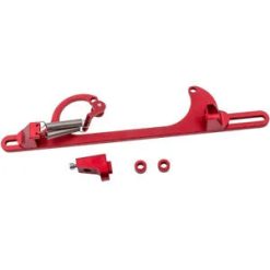 O'Reilly Auto Parts – Red Aluminum Throttle Cable Carb Bracket Bundle for 4150 4160 Series Carb 350 SBC