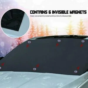 O'Reilly – Snow Frost Ice Magnetic Sun Protector Truck Scraper Winter Auto Windshield Protector