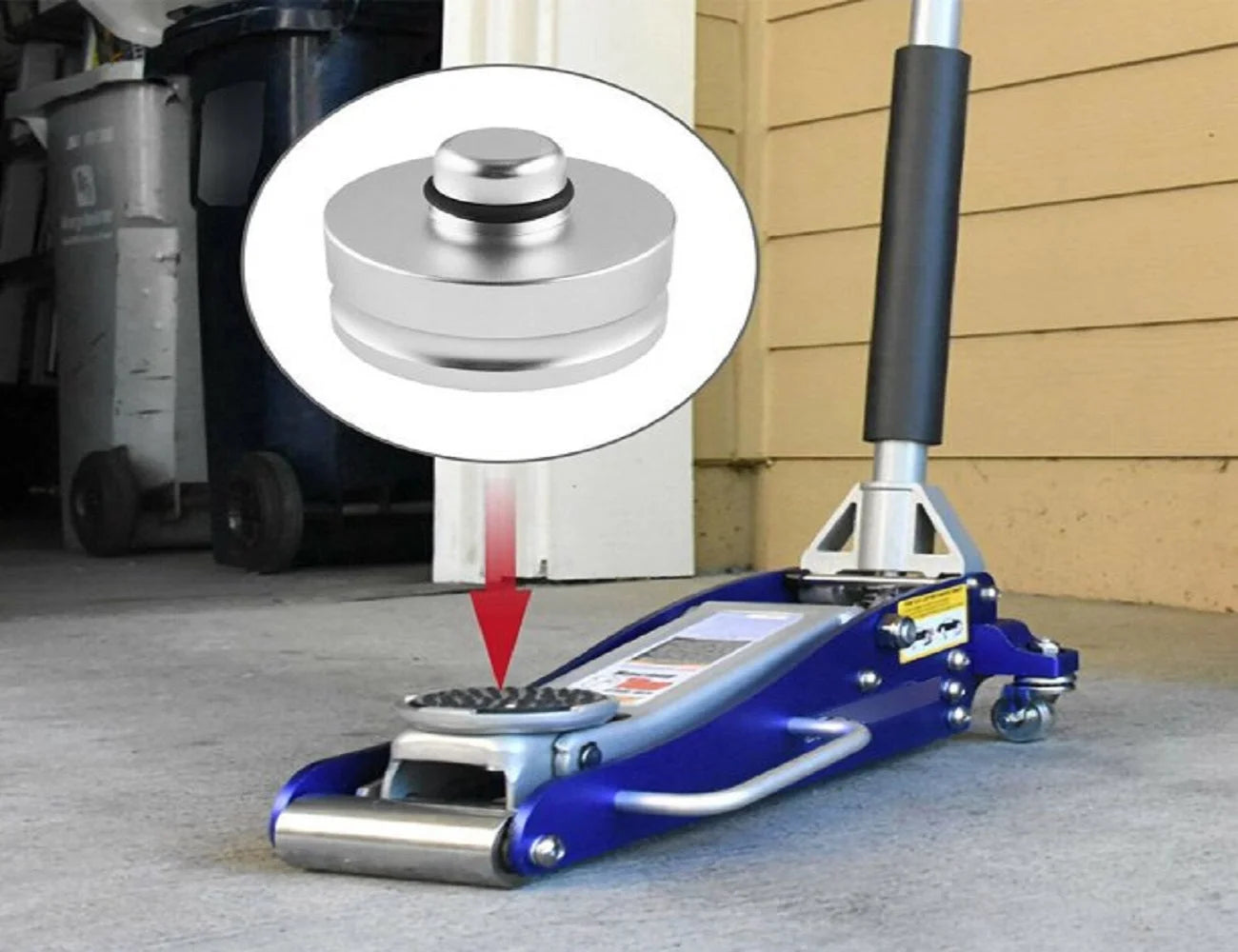 O'Reilly – 4 x Auto Jack Lifting Pads Adapter Service Tool for Tesla Model Billet Metal Aluminum - Image 4