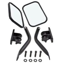O'Reilly – Pair Black Doors Off Side View Mirrors for Jeep Wrangler 97-18 JK 07-18 TJ 97-16