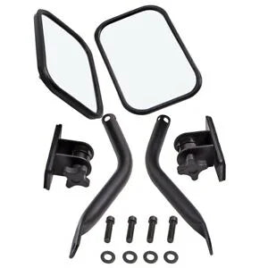 O'Reilly – Pair Black Doors Off Side View Mirrors for Jeep Wrangler 97-18 JK 07-18 TJ 97-16