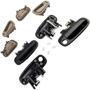 O'Reilly – Complete 8pcs Black Beige Outer Inner Door Handle for Toyota Corolla 1998-2002