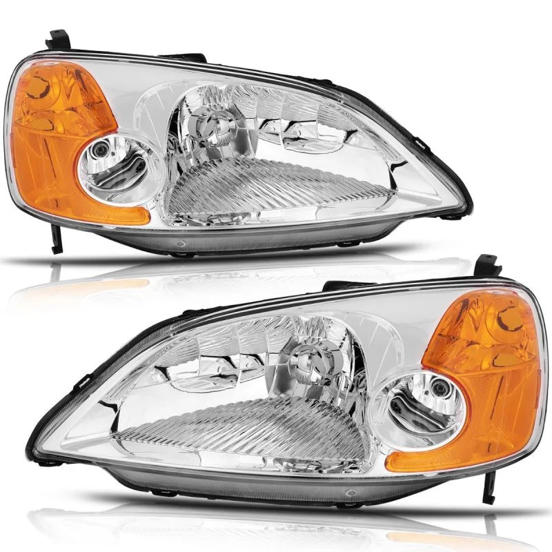 O'Reilly – Headlight Assembly (33101S5PA01) for Honda Civic 1pair