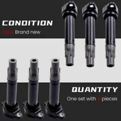 O'Reilly – 6pcs Spark Ignition Coils for Chrysler 300 V6 3.5L 2.7L 2006-10 Pacifica UF502