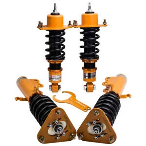 O'Reilly – Gold Full Coilover Struts Shock Suspension Bundle for 2005-2010 Scion Tc Adj Height
