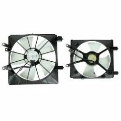 O'Reilly – Left+Right Radiator AC Condenser Cooling Fan (2) for 2001-2005 Honda Civic 1.7L