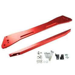 O'Reilly – Back Tie Bar Subframe Brace + Lower Tie Bar for Honda Civic 92-95 CX DX 1.6L Red