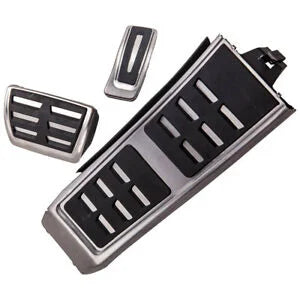 O'Reilly – 3 Pcs Sport Foot Rest Fuel Brake Pedal Plate Protector for Audi Q5 2010-2019