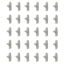 O'Reilly – Nylon White fender bumper fastener Auto clips(55157055-AA)- 30Piece
