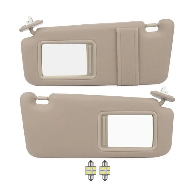 O'Reilly – Sun Visor Beige Left & Right sides with Sunroof for Toyota (74320-0T022-A1,74310-0T022-A1)- 2 PCS