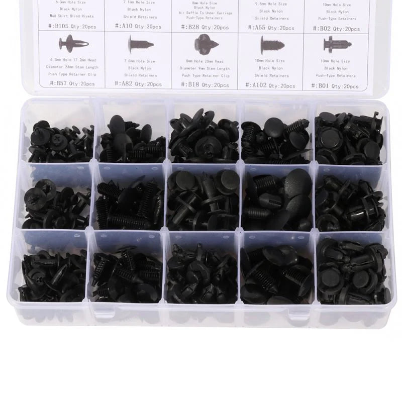 O'Reilly – Car Push Pin Rivet Trim Clip Panel Retainer Bundle for Toyota -300 Pcs