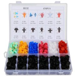 O'Reilly – Car Push Pin Rivet Trim Clip Panel Retainer Bundle for Ford -470 Pcs