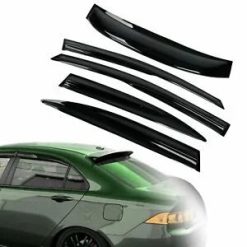 O'Reilly – 5X Window Visor & Back Roof Visor for Honda Civic 4DR Sedan Mugen Style Wavy