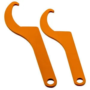 O'Reilly – 2x Coilover Shock Adjustment Service Tool Steel Spanner Wrenches for Aftermarket Set