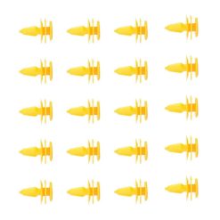 O'Reilly – Nylon Yellow fender bumper fastener Auto clips(6507686-AA)