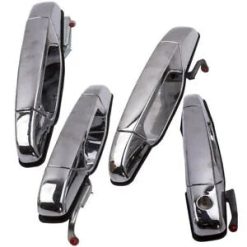 O'Reilly Auto Parts – 4x LH RH Forward Back Chrome Outside Door Handle for Escalade Silverado Tahoe