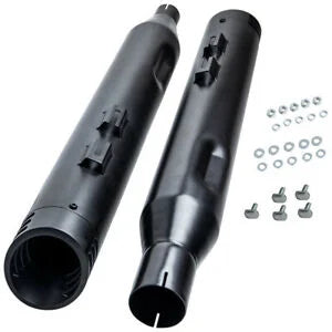 O'Reilly – 4" Black Slip On Muffler Exhaust for Harley Touring Ultra Classic 2017-2020