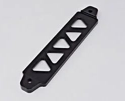 O'Reilly – Billet Aluminum Auto Battery Tie Down Mount Bracket Brace Bar (220mm/190mm) Black