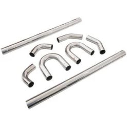 O'Reilly Auto Parts – 8PCS Universal 3" 76mm Exhaust Tubing Mandrel Bend Pipe Straight U-Bend Bundle