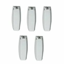 O'Reilly – PACK OF 5 RV Camper Rounded Baggage Door Catch Compartment Latch Holders WHITE