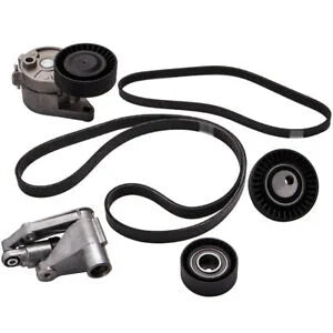 O'Reilly – 6Pcs 2xBelt Tensioner 2xPulley 2xBelt Bundle for BMW E34 E36 E38 E39 11281748131