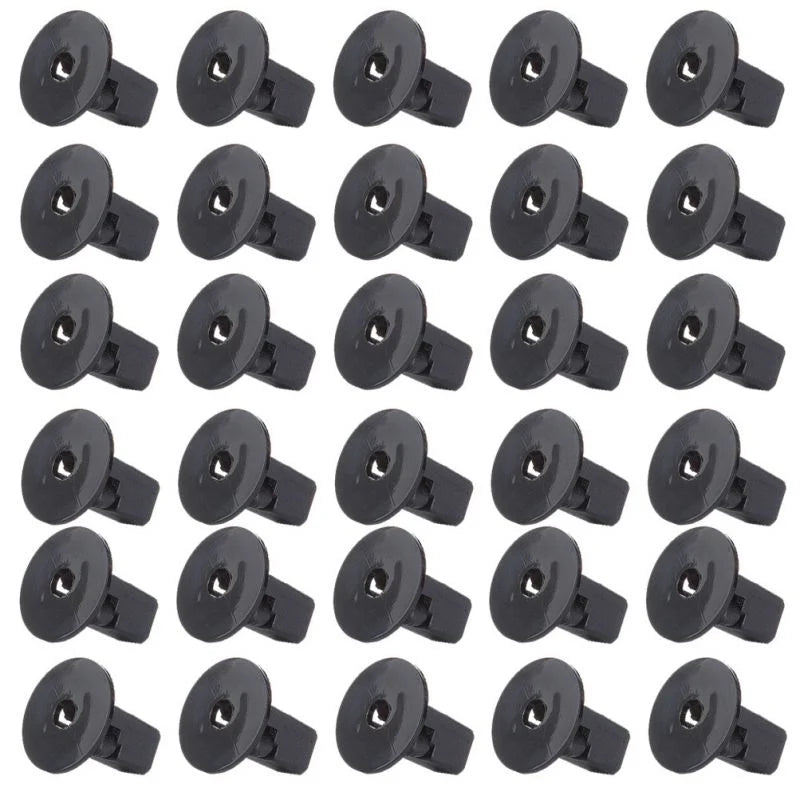 O'Reilly – Nylon Black fender bumper fastener Auto clips(90189-06065)- 30Piece