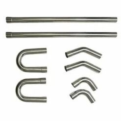 O'Reilly Auto Parts – 8X 3" inch 76mm SS T-304 DIY Custom Mandrel Exhaust Pipe Straight & Bend Bundle