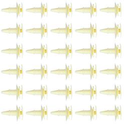 O'Reilly – Nylon White fender bumper fastener Auto clips(3065575)- 30Piece