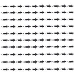 O'Reilly – Nylon Black fender bumper fastener Auto clips(N803946S)- 100Piece