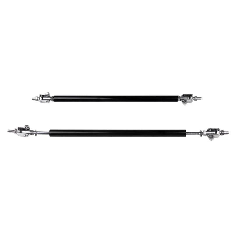 O'Reilly – Adjustable Black Forward Chrome Lip Splitter Rod Strut Tie Bar Support(E10494201CP) for Universal – 2 Piece