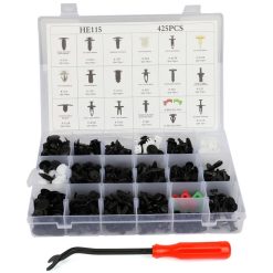 O'Reilly – Car Push Pin Rivet Trim Clip Panel Retainer Bundle for Honda -425 Pcs